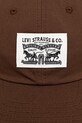 Levi's șapcă de baseball din bumbac 000A9.0010 maro SS25