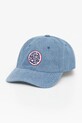 Levi's șapcă de baseball din denim bumbac albastru 002GT.0000