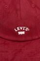 Levi's czapka z daszkiem bawełniana 000AG.0012 czerwony SS25
