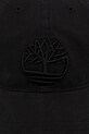Timberland czapka z daszkiem bawełniana TB0A61UJ0011 czarny SS25