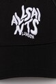 Бавовняна бейсболка AllSaints AS200869 чорний SS25