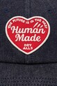 Human Made czapka z daszkiem bawełniana HM29GD049 niebieski SS25