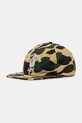 Кепка A Bathing Ape Gore-tex wind stopper 1st camo візерунок бежевий 1K70180006
