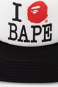 Kšiltovka A Bathing Ape I love bape 1K80180008 černá SS25