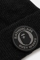 A Bathing Ape beanie Busy work 1K80181009 black SS25
