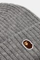 Аксессуары Шапка с примесью шерсти A Bathing Ape One point 1K80281003 серый