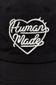 Human Made baseball cap 6 Panel HM29GD047 black SS25