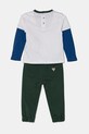 Guess set de bumbac pentru bebeluși I5RG04.K8HM4.PPYA alb SS25