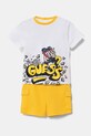 Guess set de bumbac pentru bebelusi uni alb I5RG06.K8HM4.PPYA