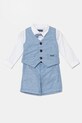 Комплект для немовлят Guess тканина блакитний I5RG21.WF6P0.PPYA