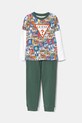 Guess set de bumbac pentru copii bumbac verde N5RG10.K8HM4.PPYA