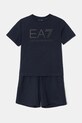 EA7 Emporio Armani set de bumbac pentru copii bumbac bleumarin 7B000043.AF10378