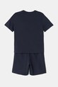EA7 Emporio Armani set de bumbac pentru copii 7B000043.AF10378 bleumarin SS25