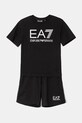 Дитячий бавовняний комплект EA7 Emporio Armani бавовна чорний 7B000043.AF10378