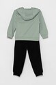 Dětská tepláková souprava EA7 Emporio Armani 7B000031.AF10380 zelená SS25