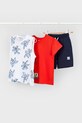 Детский комплект из хлопка Mayoral узор красный 3606.5E.Mini.PPYA