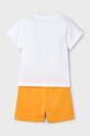 Dečki Otroški bombažen komplet Mayoral 3607.5G.Mini.PPYA oranžna