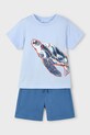 Детский комплект из хлопка Mayoral хлопок голубой 3609.5H.Mini.PPYA