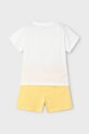 Mayoral set de bumbac pentru copii 3611.5J.Mini.PPYA galben SS25
