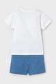 Băieți Mayoral set de bumbac pentru copii 3611.5J.Mini.PPYA albastru