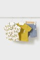 Детский хлопковый комплект Mayoral Newborn хлопок жёлтый 1205.1G.Newborn.PPYH