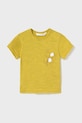 Дитячий бавовняний комплект Mayoral Newborn 1205.1G.Newborn.PPYH жовтий SS25