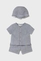 Комплект с примесью льна для младенцев Mayoral Newborn трикотаж голубой 1225.1L.Newborn.PPYH