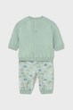 Băieți Mayoral Newborn set trening bumbac pentru copii 1612.1H.Newborn.PPYH turcoaz