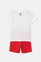 Dětská bavlněná souprava adidas MRVL JF3629 červená SS25