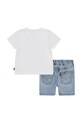 Levi's compleu bebe LEVI 3D SAILING DENIM SET 6EM326 alb SS25