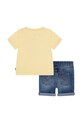 Levi's baba szett LEVI FOUR WHEELER DENIM SE 6EM342 sárga SS25