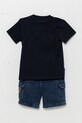 Guess set per bambini I5GG02.K8HM4.PPYA blu navy SS25