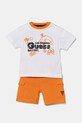 Дитячий бавовняний комплект Guess бавовна помаранчевий I5GG14.K8HM4.PPYA