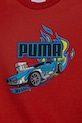 Puma dres dziecięcy X HOT WHEELS MINICATS Crew Set TR czerwony 630073