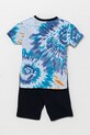 Дитячий бавовняний комплект Guess N5GG01.K8HM4.PPYA блакитний SS25