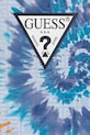 Guess komplet bawełniany dziecięcy niebieski N5GG01.K8HM4.PPYA