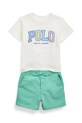 Комплект для немовлят Polo Ralph Lauren бавовна білий 320966475001