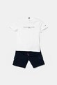 Tommy Hilfiger set de bumbac pentru copii KB0KB09661.86.122.PPYA bleumarin SS25