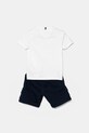 Băieți Tommy Hilfiger set de bumbac pentru copii KB0KB09661.86.122.PPYA bleumarin
