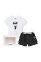 Karl Lagerfeld set de bumbac pentru copii bumbac alb Z30502.86.108