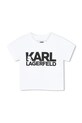 Karl Lagerfeld set de bumbac pentru copii alb Z30506.86.108