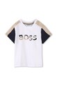 CHLAPEC Dětská bavlněná souprava BOSS J52120.86.94 bílá