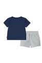 Levi's komplet niemowlęcy BATWING TEE & KNIT SHORT S 6EK813.PPYA granatowy SS25