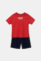 Detská bavlnená súprava United Colors of Benetton bavlna červená 3096CK00D.G.Seasonal