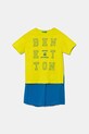 United Colors of Benetton set de bumbac pentru copii bumbac verde 3096CK00D.G.Seasonal