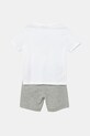 Детский комплект из хлопка United Colors of Benetton 3096GK00Q.P.Seasonal белый SS25