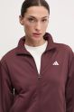 adidas trening Feelcozy JD2705 burgundia