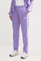 Tepláková súprava adidas 3-Stripes fialová JD2690