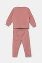 Calvin Klein Jeans dres bawełniany niemowlęcy IN0IN00288.G.PPYA różowy SS25