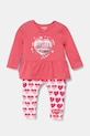Guess set per bambini sovrastampa rosa A5RG05.K6YW4.PPYA